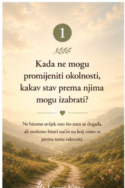 Život nam ne daje uvijek mogućnost da biramo okolnosti